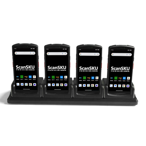 4 Slot Dock for G Series Android Barcode Scanner